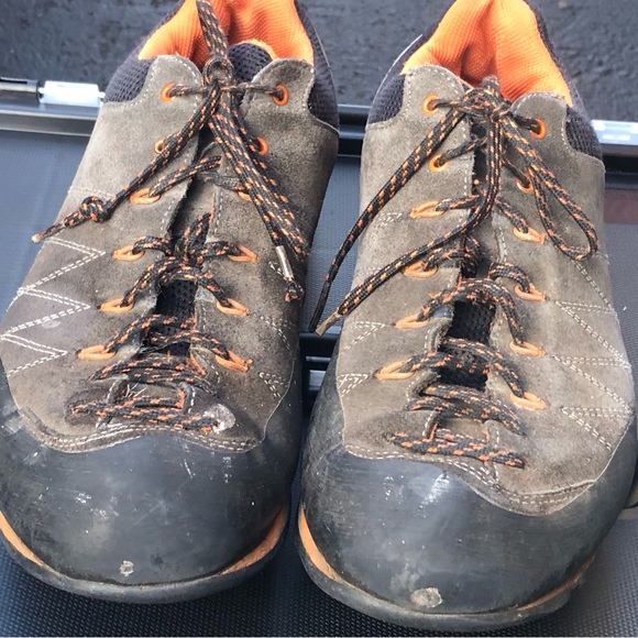 SCARPA Crux Men's Approach/Hiking Shoes Color Shark/Tonic Size 10 - Picture 4 of 13